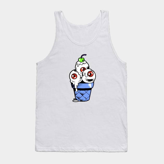 Ice Cream with Eyes-unique and trend Tank Top by roykhensin